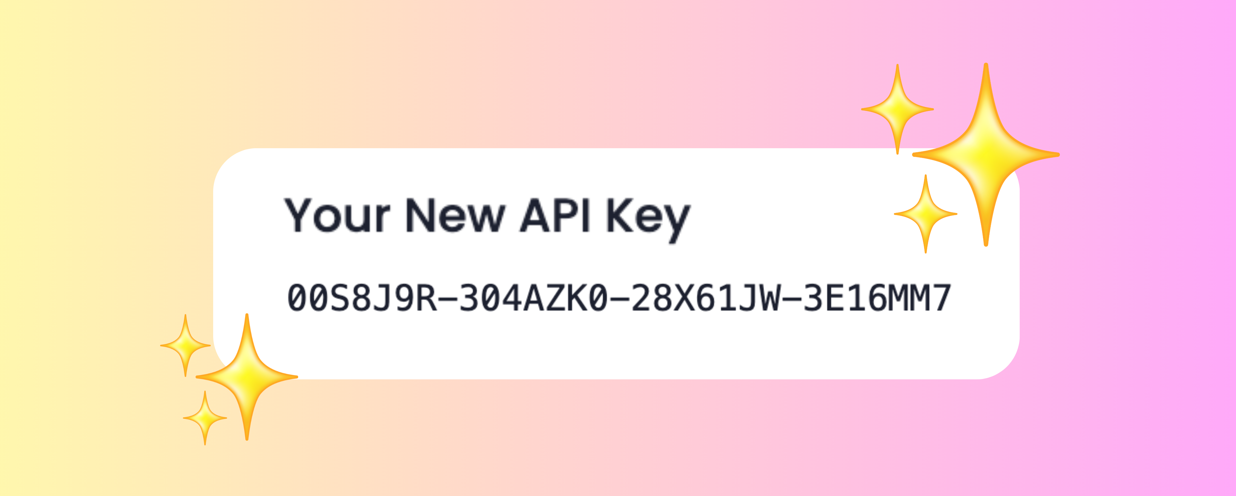 Our API Key